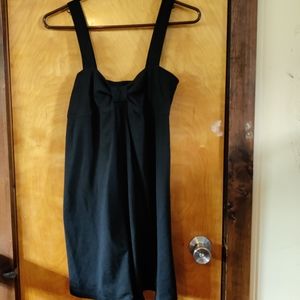 Women's small black long tank top